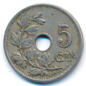 Бельгия, 5 сентим (1920 г.)
