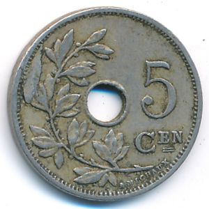 Бельгия, 5 сентим (1920 г.)