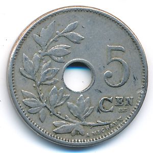 Бельгия, 5 сентим (1920 г.)