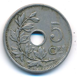 Бельгия, 5 сентим (1920 г.)