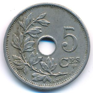 Бельгия, 5 сентим (1920 г.)