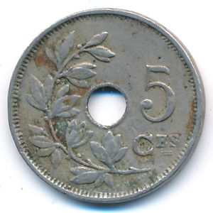 Бельгия, 5 сентим (1922 г.)