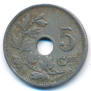 Бельгия, 5 сентим (1922 г.)