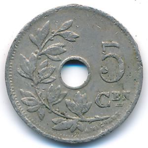 Бельгия, 5 сентим (1923 г.)