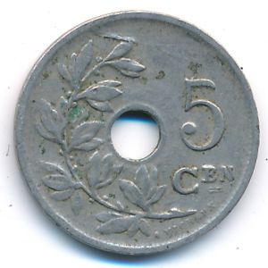 Бельгия, 5 сентим (1925 г.)