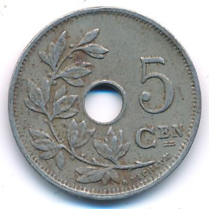 Бельгия, 5 сентим (1925 г.)
