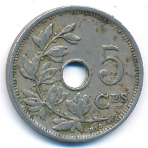 Бельгия, 5 сентим (1926 г.)