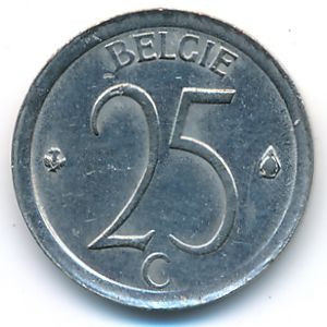 Бельгия, 25 сентим (1972 г.)