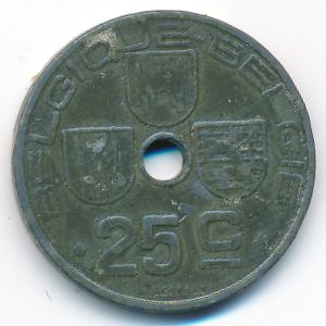 Бельгия, 25 сентим (1942 г.)