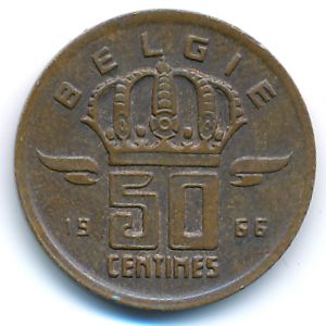 Бельгия, 50 сентим (1966 г.)