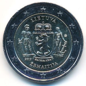 Литва, 2 евро (2019 г.)