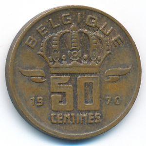 Бельгия, 50 сентим (1970 г.)