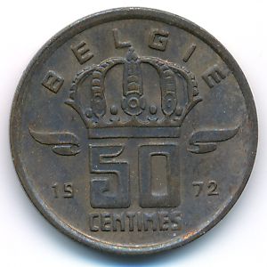 Бельгия, 50 сентим (1972 г.)