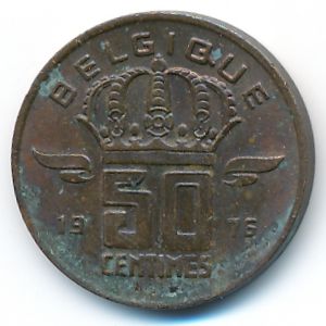 Бельгия, 50 сентим (1976 г.)