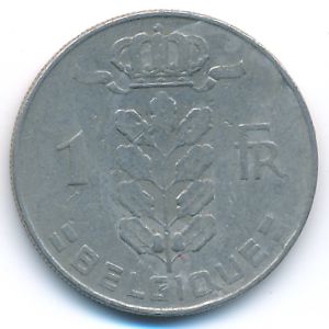 Belgium, 1 franc, 1950