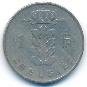 Бельгия, 1 франк (1956 г.)