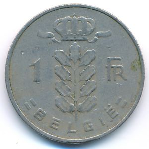 Бельгия, 1 франк (1956 г.)