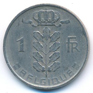 Бельгия, 1 франк (1956 г.)