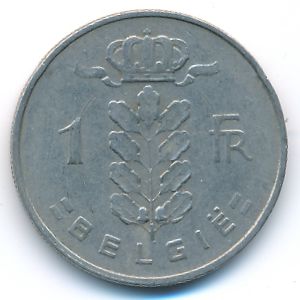 Бельгия, 1 франк (1957 г.)