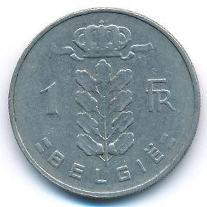 Бельгия, 1 франк (1962 г.)