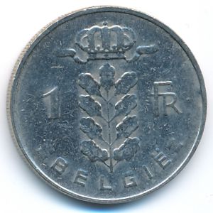 Бельгия, 1 франк (1966 г.)