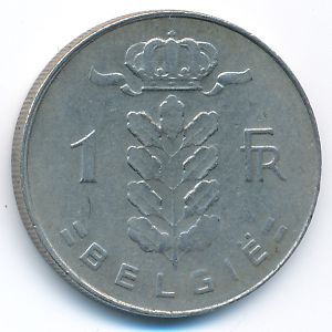 Бельгия, 1 франк (1974 г.)