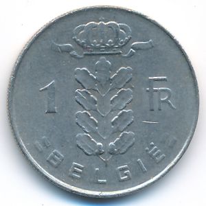 Бельгия, 1 франк (1977 г.)