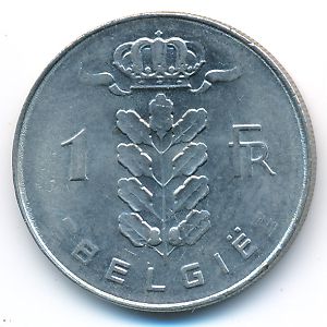 Бельгия, 1 франк (1977 г.)