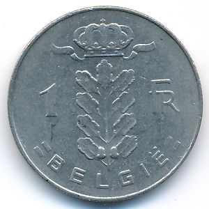 Бельгия, 1 франк (1975 г.)