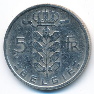 Бельгия, 5 франков (1949 г.)