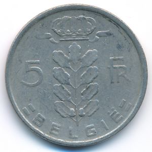 Бельгия, 5 франков (1949 г.)