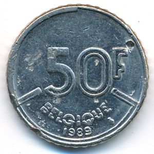 Бельгия, 50 франков (1989 г.)