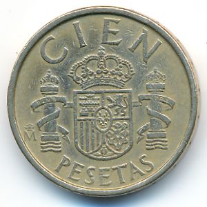 Испания, 100 песет (1988 г.)