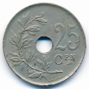 Бельгия, 25 сентим (1922 г.)