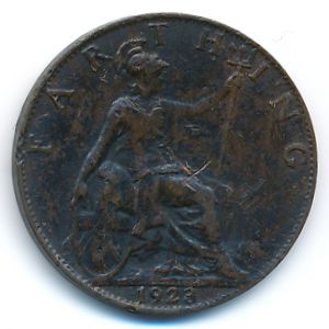 Great Britain, 1 farthing, 1923