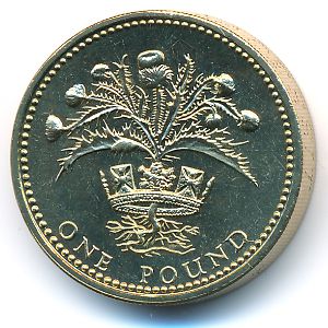 Great Britain, 1 pound, 1984