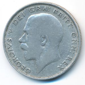 Великобритания, 1/2 кроны (1924 г.)