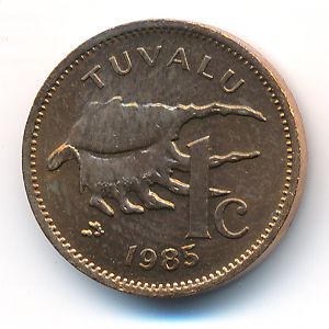Тувалу, 1 цент (1985 г.)