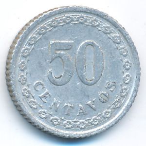 Paraguay, 50 centavos, 1938