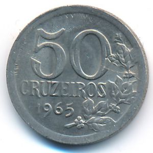 Бразилия, 50 крузейро (1965 г.)
