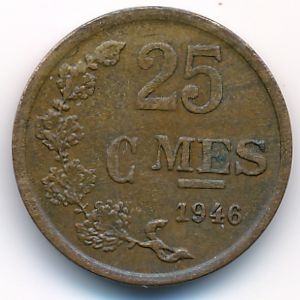 Люксембург, 25 сентим (1946 г.)
