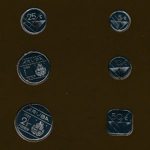 Аруба, Набор монет (1986 г.)