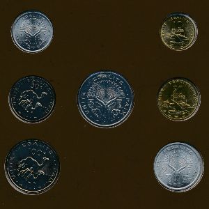 Джибути, Набор монет