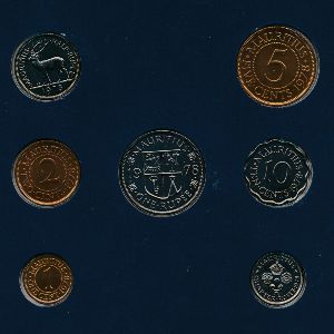 Маврикий, Набор монет (1978 г.)