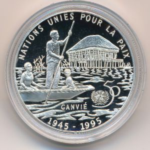 Бенин, 6000 франков КФА (1995 г.)