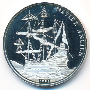 Конго, 500 франков (1991 г.)