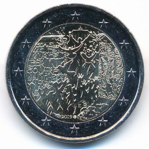 Франция, 2 евро (2019 г.)
