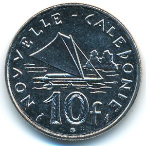 Новая Каледония, 10 франков (1986 г.)