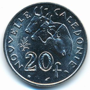 Новая Каледония, 20 франков (1986 г.)