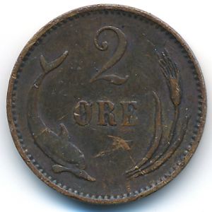 Дания, 2 эре (1897 г.)
